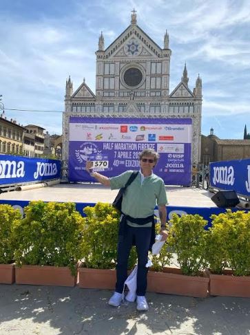 Franco Multedo alla Firenze Half Marathon